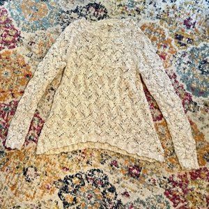 Moth Women's sweater, flared waist, open neck